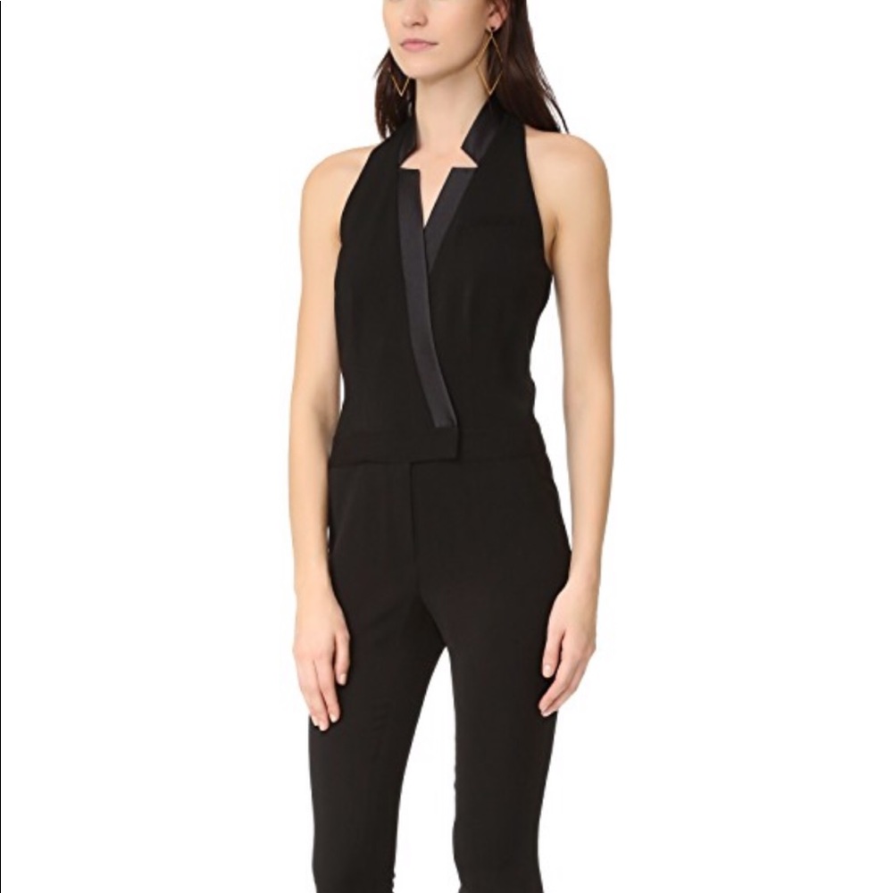 NWT Veronica Beard Tuxedo Jumpsuit 0 - Picture 2 of 7